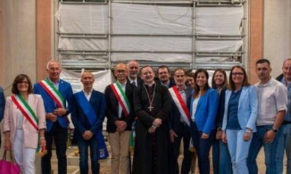 Santuario di Valmala, la festa per la fine dei lavori