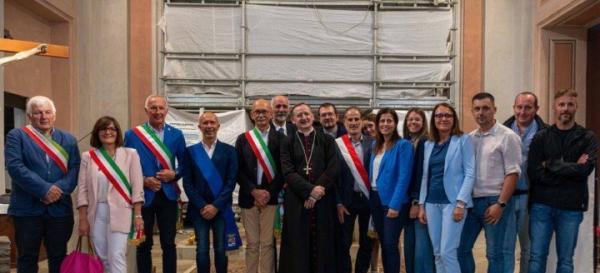 Santuario di Valmala, la festa per la fine dei lavori