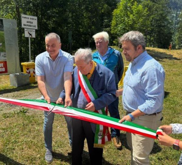 Casteldelfino, inaugurata l’area barbecue