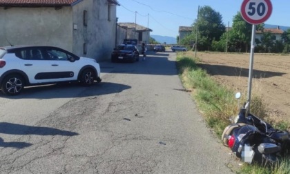 Incidente a Cavour: coinvolta un'auto e uno scooter