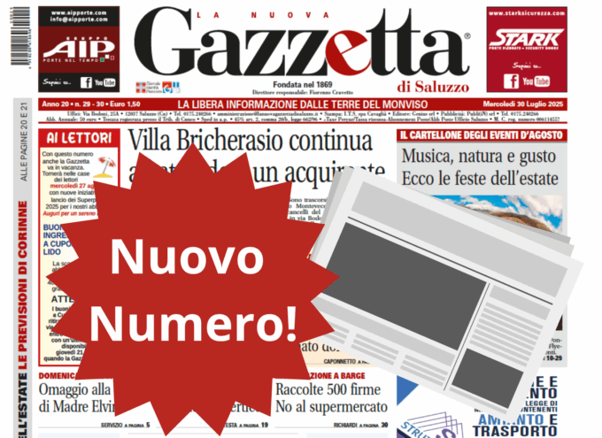 Nuovo Numero del 30 luglio in Edicola