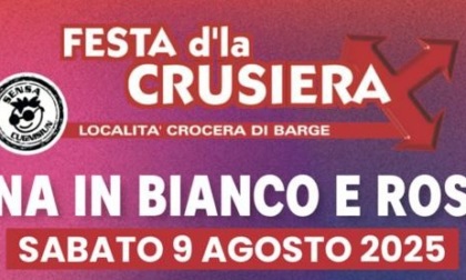 Sabato la Cena in bianco e rosso alla Crocera