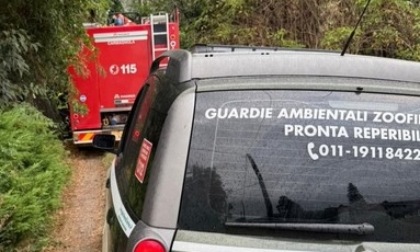 Incendio in una cascina a Villafranca Piemonte: nessun ferito