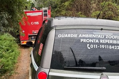 Incendio in una cascina a Villafranca Piemonte: nessun ferito