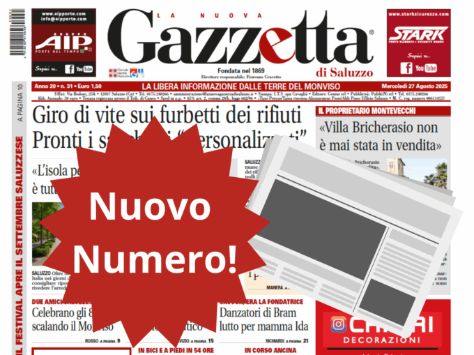 Nuovo Numero del 27 agosto in Edicola