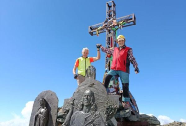 Lucio, Mario e quegli 80 anni festeggiati sulla vetta del Monviso
