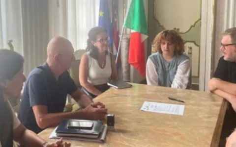 Famiglia ucraina ospitata a Busca