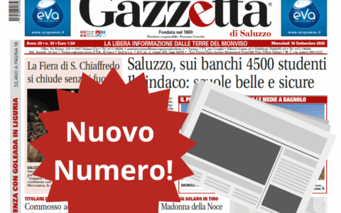 Nuovo Numero del 10 settembre in Edicola