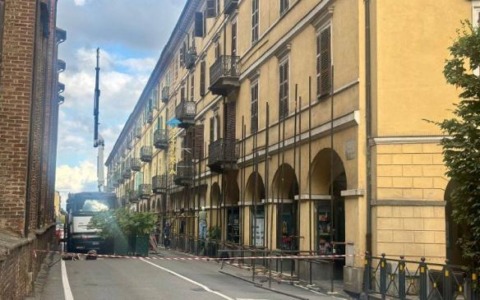 Arriva il ponteggio a Palazzo del Gallo
