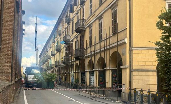 Arriva il ponteggio a Palazzo del Gallo