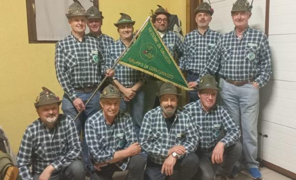 Cervignasco in festa: compie 60 anni il gruppo alpini