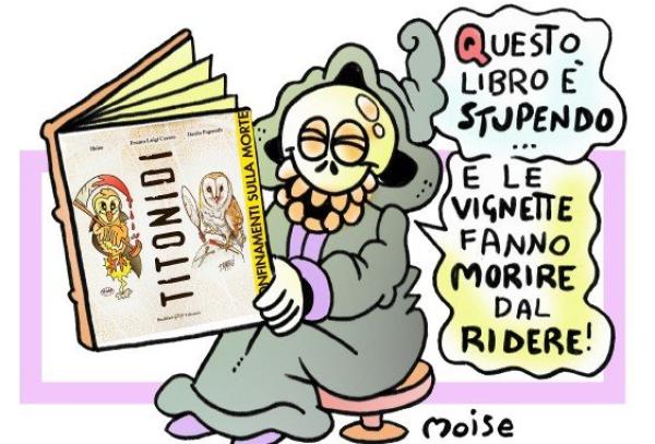 Un libro all’ultimo respiro, con humour
