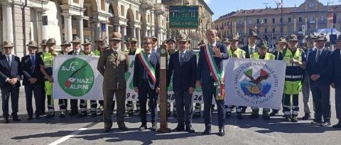La “Stecca” degli alpini è passata a Pinerolo