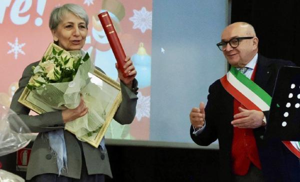 La cittadinanza ad Anna Sapino «Orgogliosa di essere morettese»