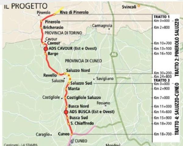 Troppi incidenti e strade inadeguate nel Saluzzese