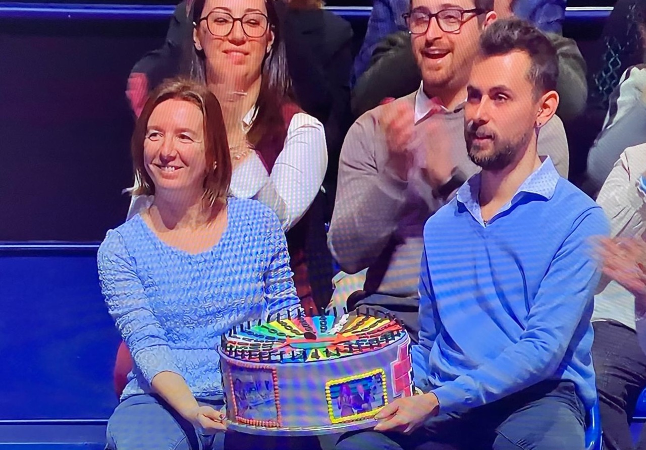 Una torta di Cavour alla Ruota della Fortuna