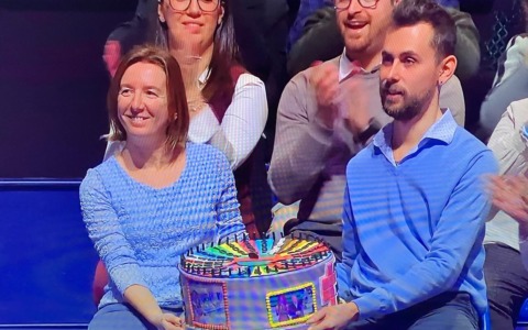 Una torta di Cavour alla Ruota della Fortuna