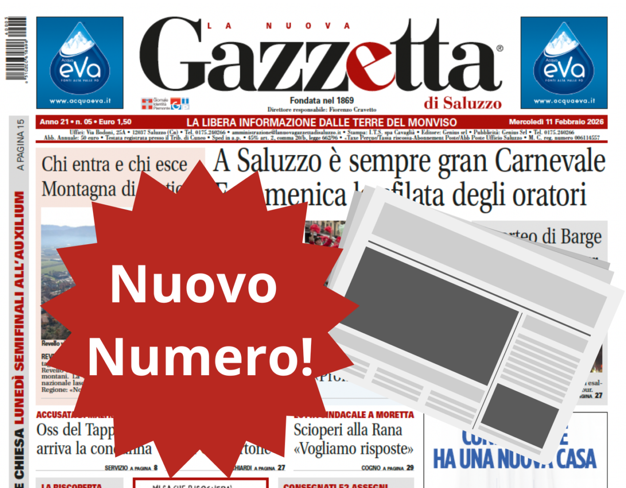 Nuovo Numero dell’11 febbraio in Edicola
