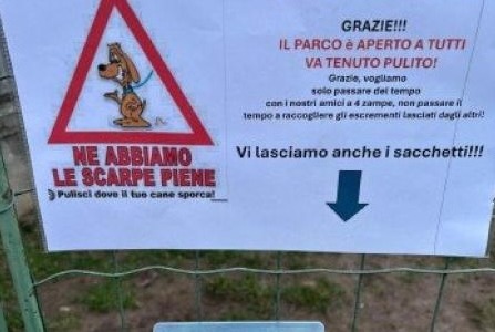 Moretta, sacchetti per cani gratis da un privato