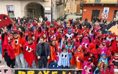 A Caraglio trionfa S. Chiaffredo Minions padroni del Carnevale