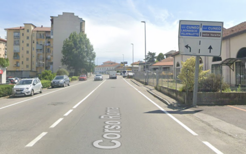 Lavori in corso Roma a Saluzzo