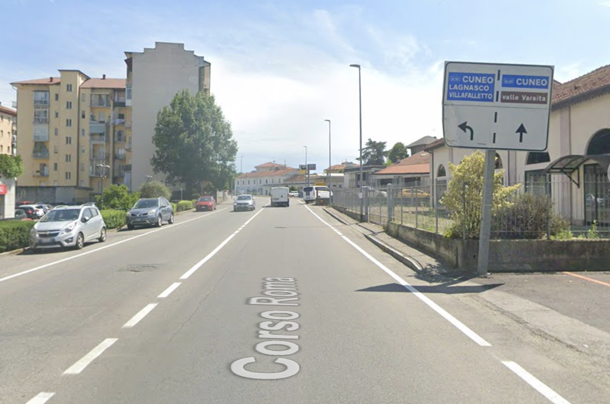 Lavori in corso Roma a Saluzzo