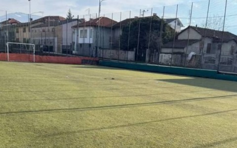 Inaugurazione per il campetto del calcio a 5