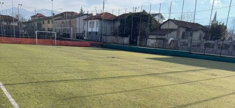 Inaugurazione per il campetto del calcio a 5
