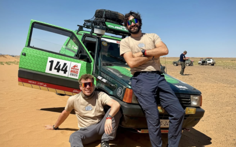 L’avventura nel deserto di Mattia e Paolo con una Fiat Panda