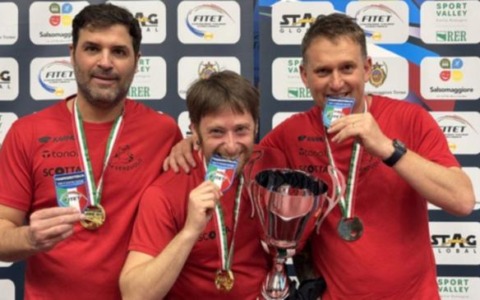 I verzuolesi della Tonoli Scotta campioni d’Italia nei Master