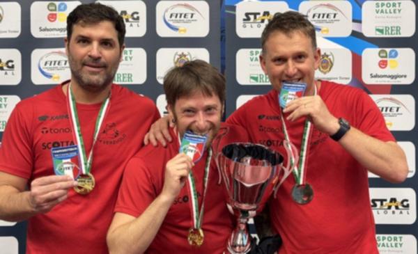 I verzuolesi della Tonoli Scotta campioni d’Italia nei Master