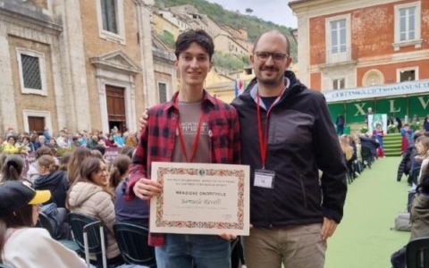 Per Samuele la “menzione” al Certamen Ciceronianum