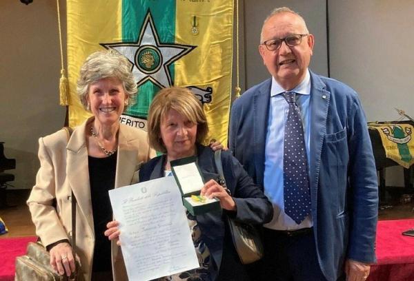 Rosanna Lorenzati premiata Maestra del Lavoro per Galfrè