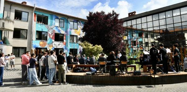 Inaugurato lo spazio del liceo Bodoni