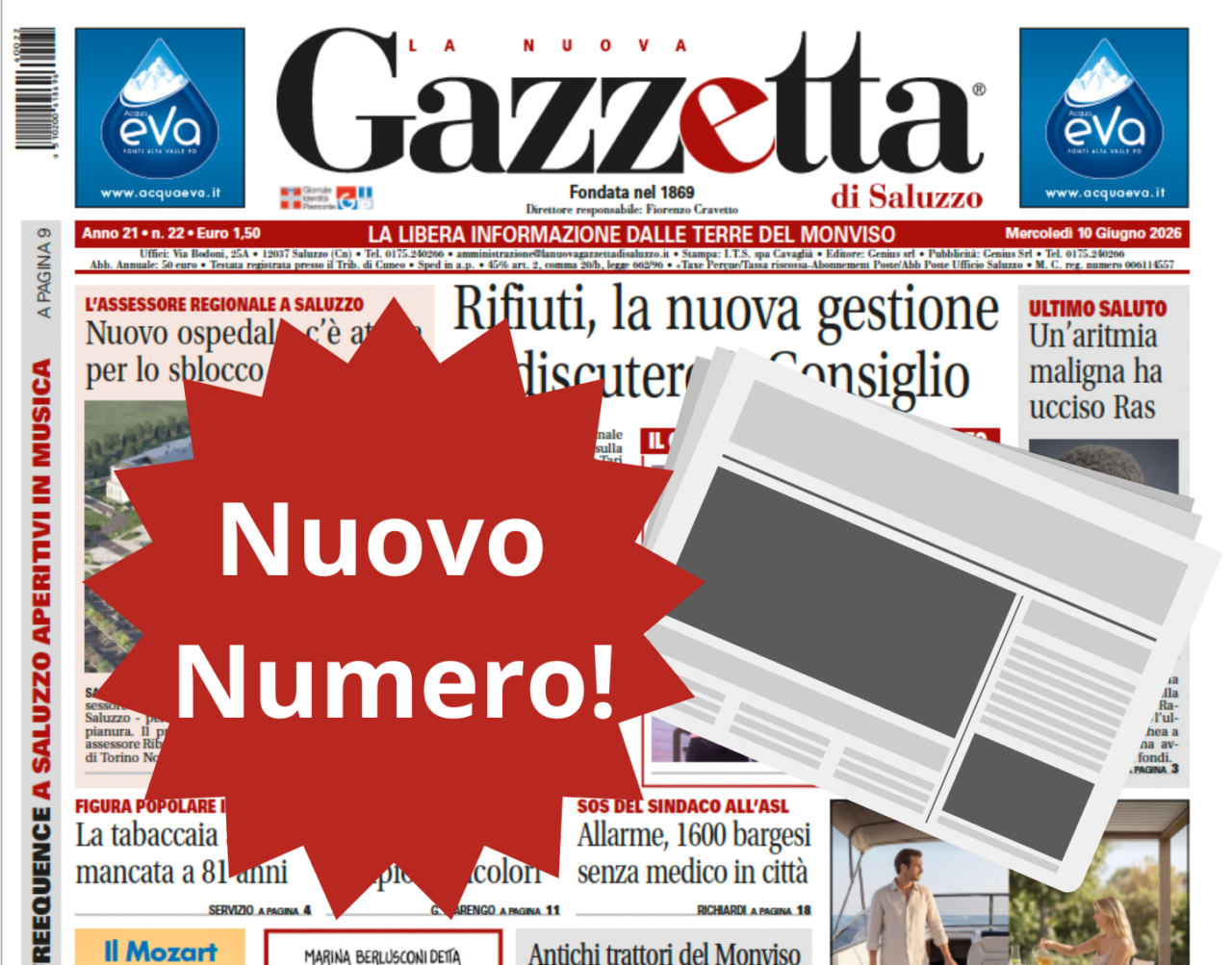 Nuovo Numero del 10 giugno in Edicola