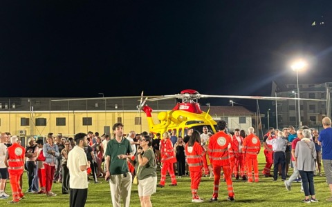 Inaugurato a Cavour il punto di atterraggio per l’elisoccorso