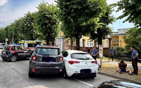 Non si fermano all’alt bloccati in corso Ancina