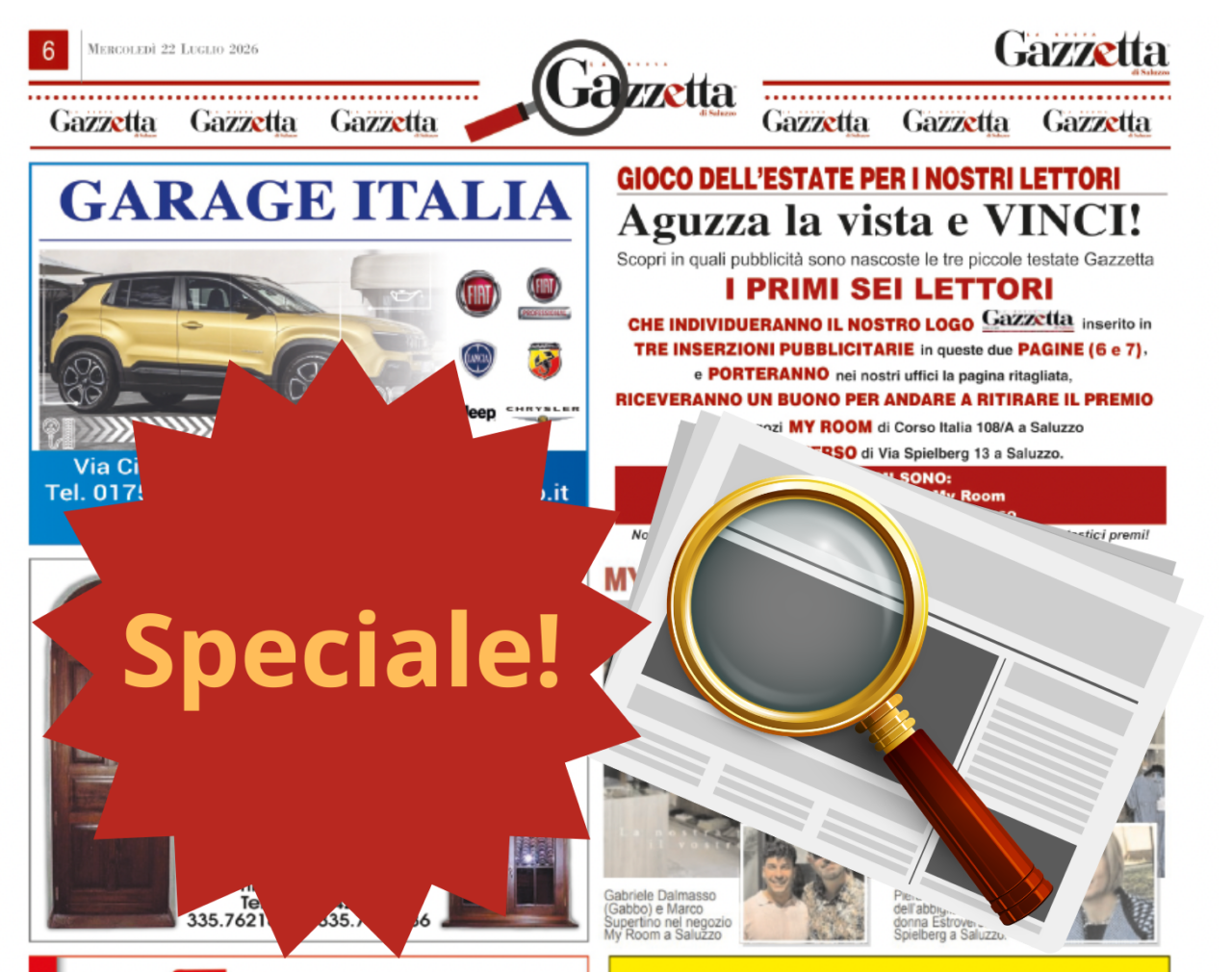 Torna il concorso Aguzza la vista e Vinci! della Gazzetta