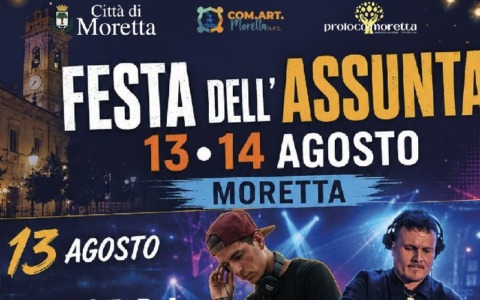 Moretta: festa dell’Assunta senza Fuochi