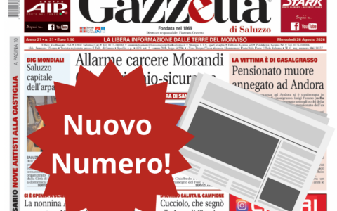 Nuovo numero settimanale del 26 agosto