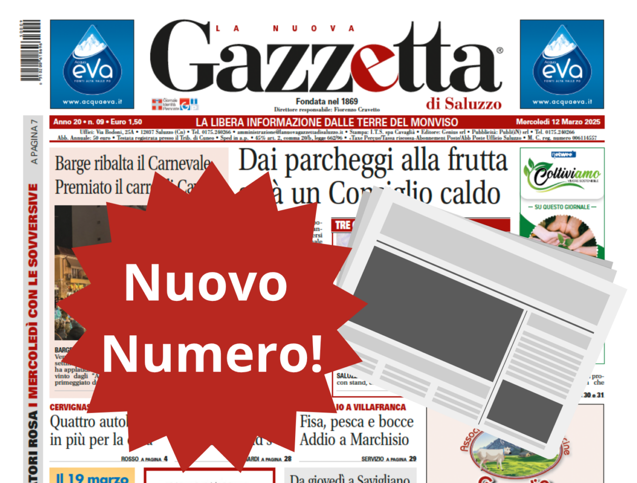 Nuovo numero settimanale del 14 ottobre