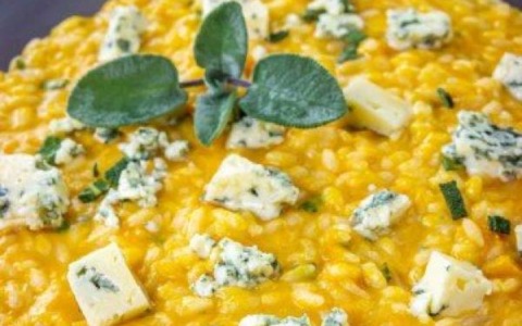 Risotto zucca e gorgonzola